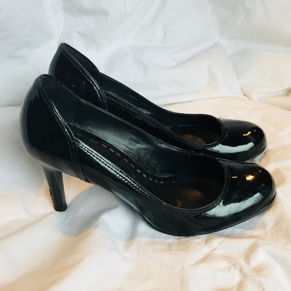Black Patent Pumps